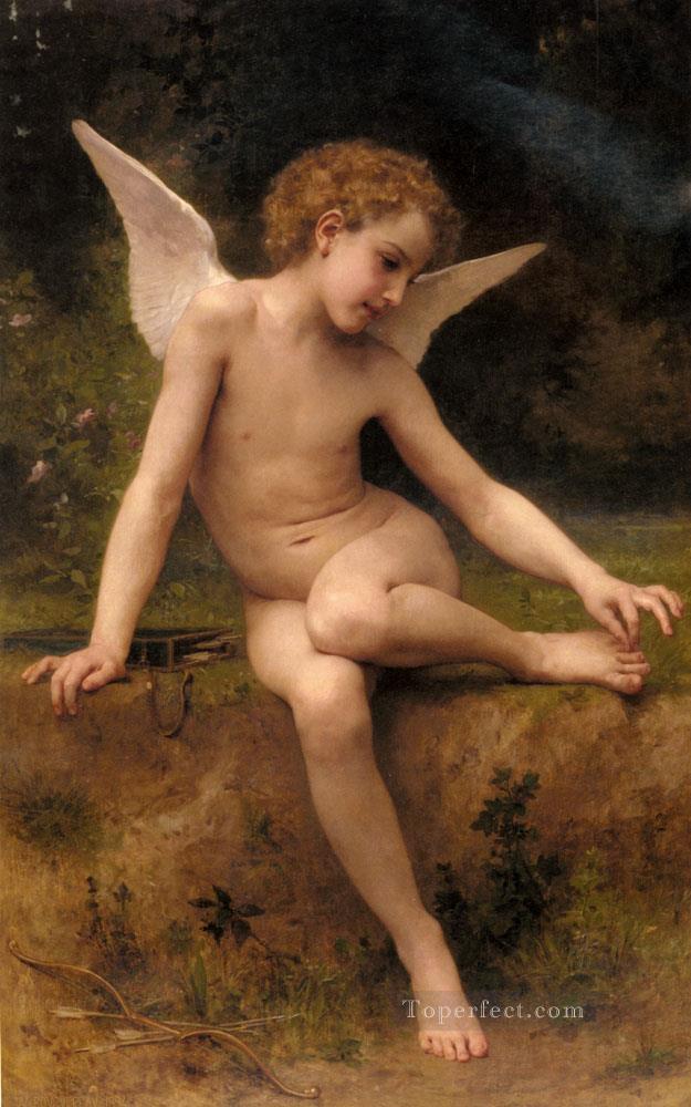 Adolphe L Amour A L Epine angel William Adolphe Bouguereau Oil Paintings